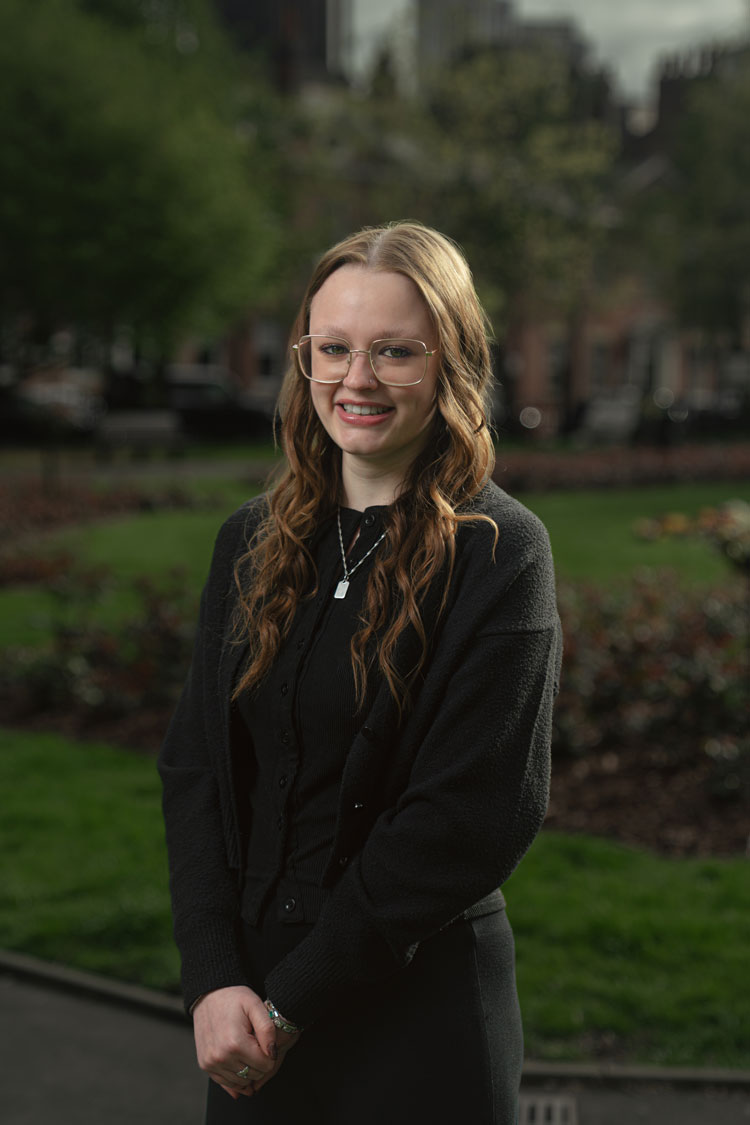 Portrait photograph of Libby Metcalf, Legal Secretary at David Ake & Co. Solicitors